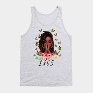 Juneteenth 1865, Black Girl Magic, Black Women, Black Queen Tank Top